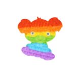 Jucarie antistres din silicon, Embo, Pop It Now and Flip It, Koala, Multicolor