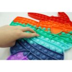 Jucarie antistres din silicon Embo, Pop it Now and Flip It ,Pikachu ,Multicolor - imagine 5