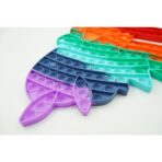 Jucarie antistres din silicon Embo, Pop it Now and Flip It ,Pikachu ,Multicolor - imagine 8