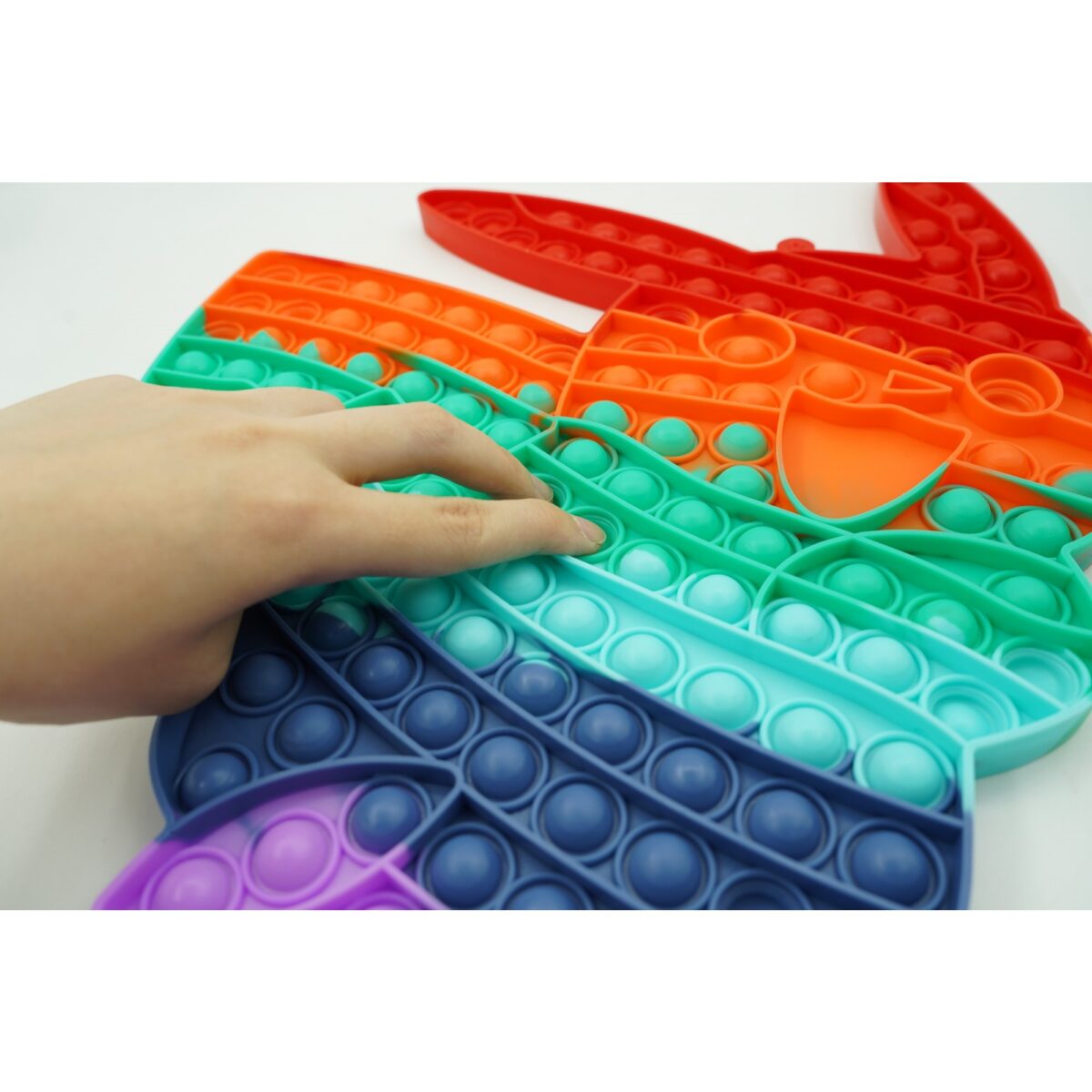 Jucarie antistres din silicon Embo, Pop it Now and Flip It ,Pikachu ,Multicolor - imagine 10
