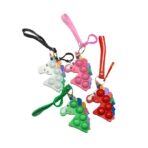 Jucarie antistres din silicon, Embo, Pop It Now and Flip It, Simple Dimple, Breloc, Unicorn, Alb - imagine 2
