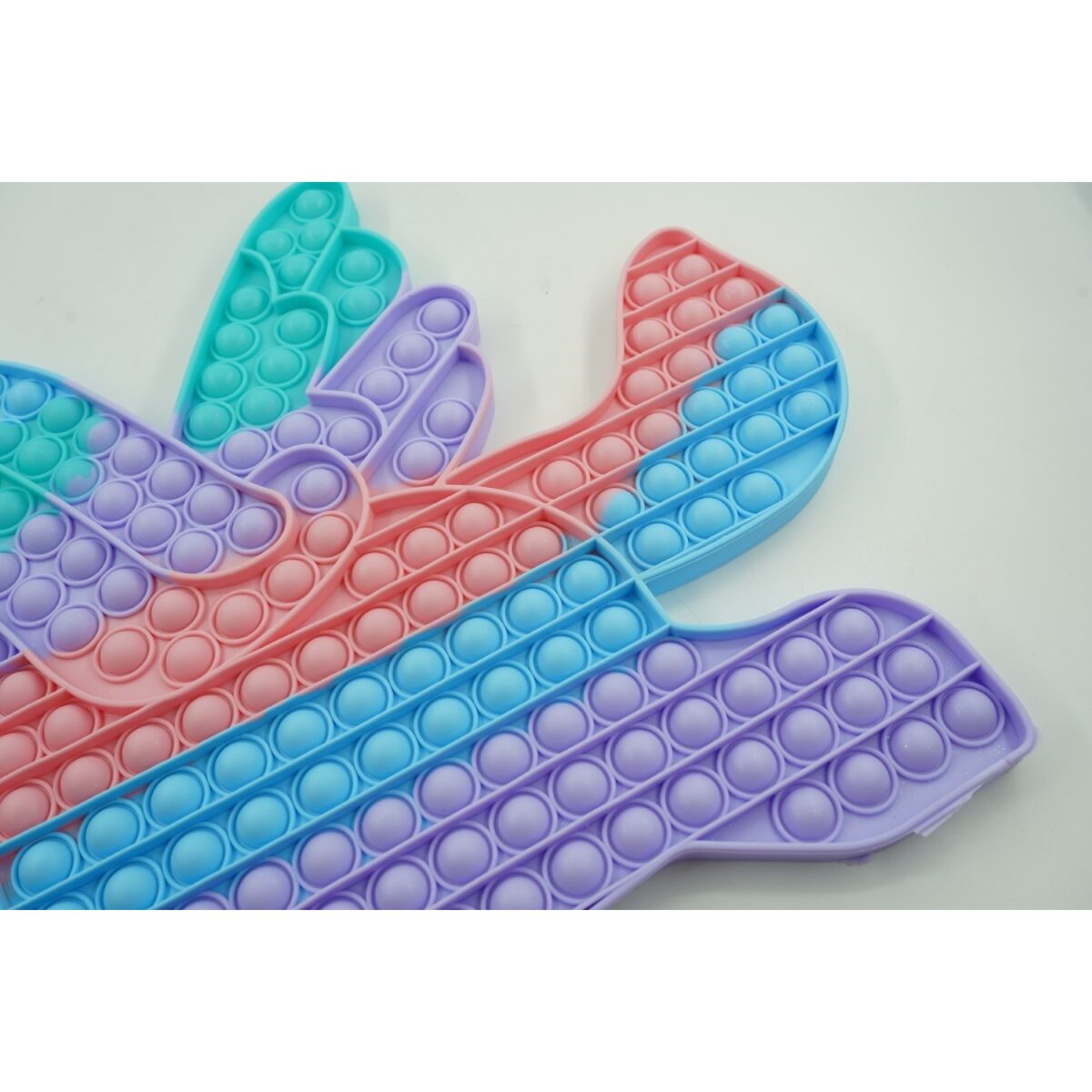 Jucarie antistres din silicon Embo, Pop it Now and Flip It ,Unicorn cu aripi ,Curcubeu - imagine 3