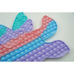 Jucarie antistres din silicon Embo, Pop it Now and Flip It ,Unicorn cu aripi ,Curcubeu - imagine 3