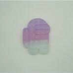 Jucarie antistres din silicon, Pop it Now and Flip It, Among us, Transparent - imagine 7