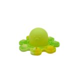 Jucarie antistres din silicon, Pop It Now and Flip It, Caracatita reversibila, 20x10 cm, Model 4, Multicolor