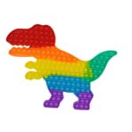 Jucarie antistres din silicon Pop it now, forma Dinozaur, multicolor, urias - imagine 2