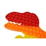 Jucarie antistres din silicon Pop it now, forma Dinozaur, multicolor, urias - imagine 3