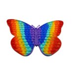 Jucarie antistres din silicon Pop it now, forma Fluture, multicolor, urias - imagine 9