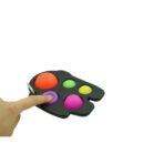 Jucarie Antistres Embo - Fidget Toy, Simple Dimple, Among us, Negru - imagine 3