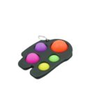 Jucarie Antistres Embo - Fidget Toy, Simple Dimple, Among us, Negru - imagine 5