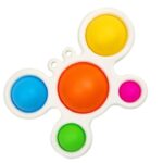 Jucarie Antistres Embo - Fidget Toy, Simple Dimple, Crab, Multicolor
