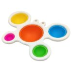 Jucarie Antistres Embo - Fidget Toy, Simple Dimple, Crab, Multicolor - imagine 4