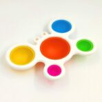 Jucarie Antistres Embo - Fidget Toy, Simple Dimple, Crab, Multicolor - imagine 5
