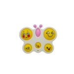 Jucarie Antistres Embo - Fidget Toy, Simple Dimple, Fluture, Alb
