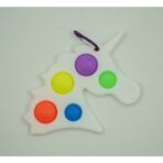 Jucarie Antistres Embo - Fidget Toy, Simple Dimple, Unicorn, Alb - imagine 2