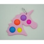 Jucarie Antistres Embo - Fidget Toy, Simple Dimple, Unicorn, Roz - imagine 4