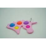 Jucarie Antistres Embo - Fidget Toy, Simple Dimple, Unicorn, Roz - imagine 5