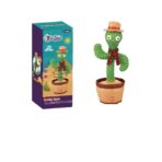 Jucarie Cactus dansator cu acumulator, Imita, Canta, Danseaza, Palarie si fular incluse - imagine 2
