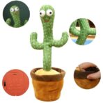 Jucarie Cactus dansator cu acumulator, Imita, Canta, Danseaza, Palarie si fular incluse - imagine 4