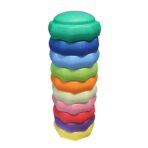 Jucarie de Echilibru, Embo, Tip Stepping Stones, 6 Piese, din Spuma, pentru Miscare, Sarituri, Prindere, 28 x 28 x 50 cm, Model 5, Multicolor - imagine 6