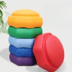 Jucarie de Echilibru, Embo, Tip Stepping Stones, 6 Piese, din Spuma, pentru Miscare, Sarituri, Prindere, 28 x 28 x 50 cm, Model 5, Multicolor - imagine 8