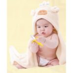 Jucarie dentitie bebelusi Embo, banana, cu manere de prindere, material silicon non-toxic, fara miros, 10.5x5.9 cm, galben - imagine 6