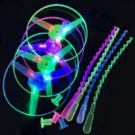 Jucarie Disc Zburator, Embo, cu Lumini, Manual, din ABS, +14 Ani, Albastru - imagine 4