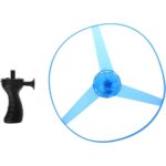 Jucarie Disc Zburator, Distractiv pentru Copii, Embo, Aruncator Manual din Plastic, cu Lumini, Albastru