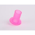 Jucarie Disc Zburator, Distractiv pentru Copii, Embo, Aruncator Manual din Plastic, cu Lumini, Roz - imagine 9