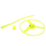 Jucarie Disc Zburator, Embo, cu Lumini, Manual, din ABS, +14 Ani, Galben