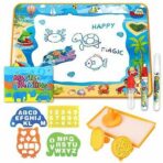 Jucarie educativa de colorat cu apa, covorasul magic, 100x70 cm - imagine 5