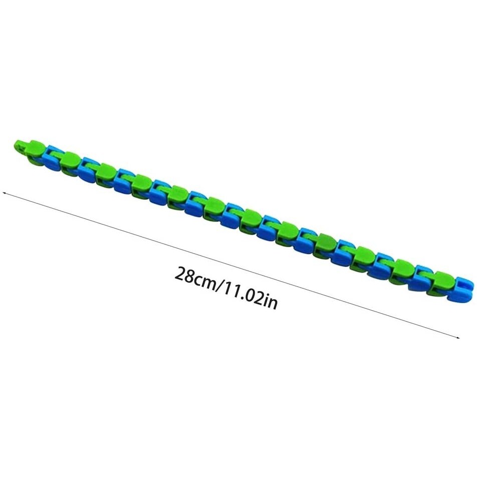 jucarie-flippy-antistres-tip-lant-bratara-snake-pentru-copii-si-adulti-verde-albastru-61f10955ea760 Jucărie Senzorială Antistres Embo - Puzzle de Îmbinat Tip Șarpe, 24 Piese, +3 Ani, Verde/Albastru - imagine 3