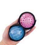 Jucarie Interactiva, Embo, Minge Saltareata Crystal Ball, cu Banda Elastica, 6 cm, +7 Ani, din Plastic, Roz - imagine 2