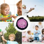 Jucarie Interactiva, Embo, Minge Saltareata Crystal Ball, cu Banda Elastica, 6 cm, +7 Ani, din Plastic, Roz - imagine 7