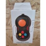 Jucarie Interactiva, Embo, Model Fidget Pad, Antistres, +3 Ani, Functii Multiple, 5.5 x 3.5 x 11 cm, Negru - imagine 2