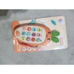 Jucarie Interactiva, Embo, Telefon Inteligent, Model Morcov, Functii Educative, Muzicale si Voce, 4-6 ani, 19 x 11.5 cm, din Plastic, Portocaliu - imagine 3