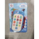 Jucarie Interactiva, Embo, Telefon Inteligent, Model Unicorn, Functii Educative, Muzicale si Voce, 4-6 ani, 19 x 11.5 cm, din Plastic, Albastru