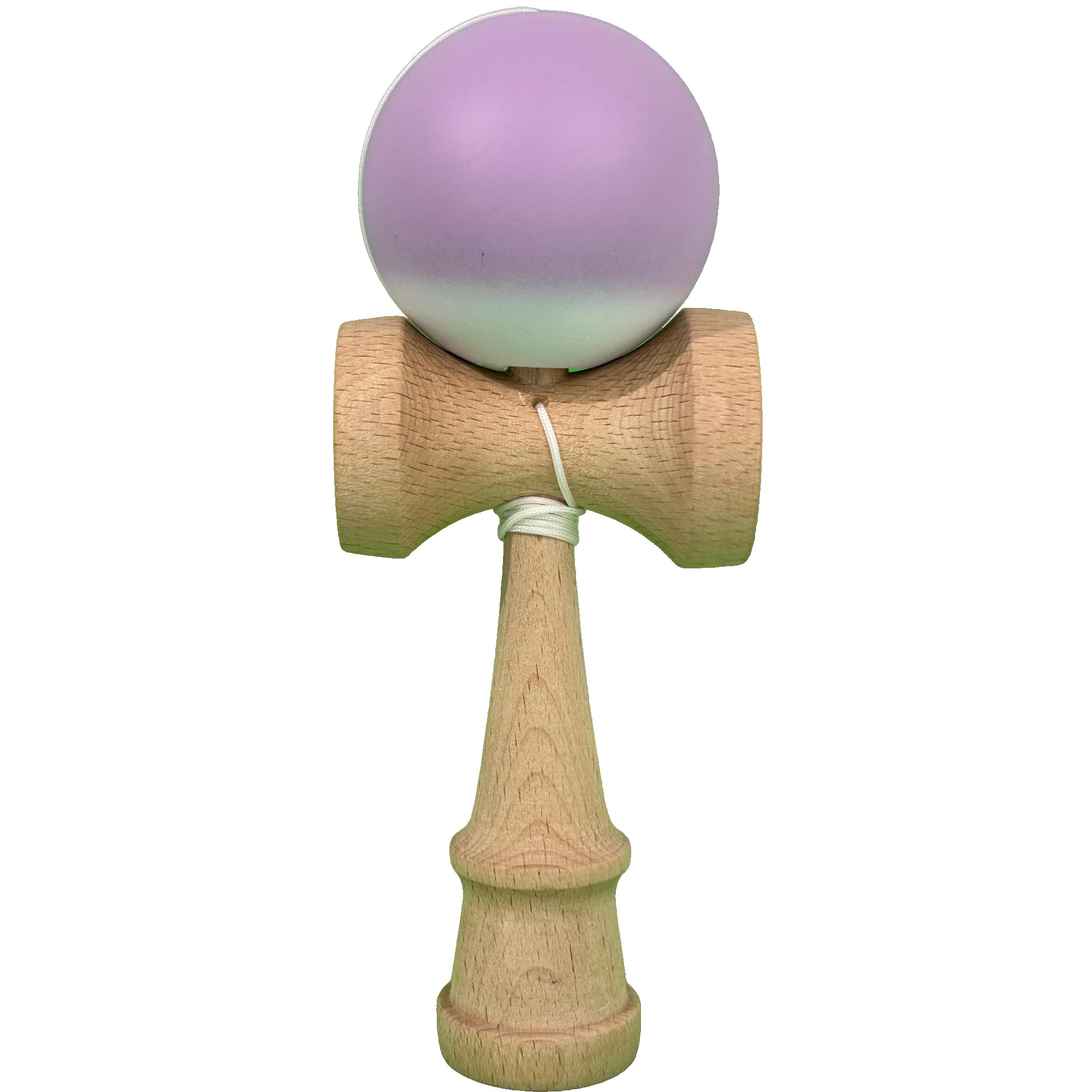 jucarie-interactiva-kendama-profesionala-flippy-din-lemn-18-cm-gradinet-lila-alb-main-6893377555e12 Kendama X Originala, Profesionala, Embo, din Lemn, Rubber Grip, 18 cm, Gradient Lila/Alb - imagine 1