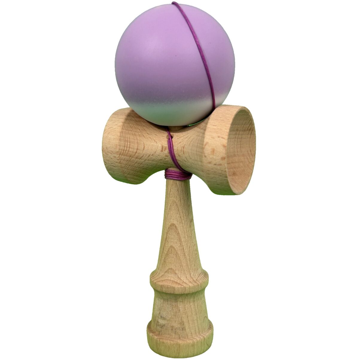 jucarie-kendama-flippy-din-lemn-profesionala-18-cm-mov-alb-689457b7be592 Kendama X Originala, Profesionala, Embo, din Lemn cu Bila Cauciucata, 18 x 6 x 7 cm, Gradient Mov/Alb - imagine 2