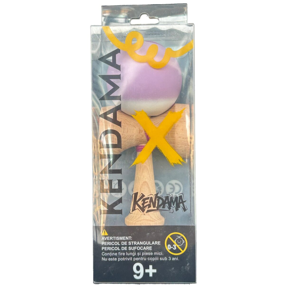 jucarie-kendama-flippy-din-lemn-profesionala-18-cm-mov-alb-689457c694c08 Kendama X Originala, Profesionala, Embo, din Lemn cu Bila Cauciucata, 18 x 6 x 7 cm, Gradient Mov/Alb - imagine 3