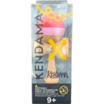 Kendama X Originala, Profesionala, Embo, din Lemn, 18 cm, Rubber Grip, Rosu inchis/Rosu/Alb - imagine 3