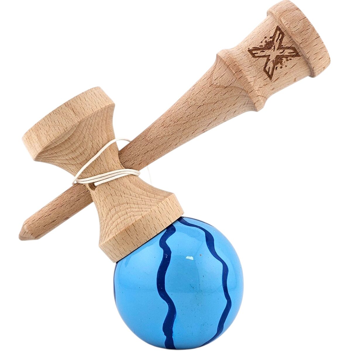 jucarie-kendama-x-originala-profesionala-flippy-super-sticky-din-lemn-18-cm-albastru-68dbb280ab17a Kendama X Originala, Profesionala, Embo, din Lemn, Super Sticky, 18 cm, Albastru - imagine 2