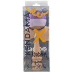 Kendama X Originala, Profesionala, Embo, Super Sticky din Lemn, 18 cm, Purpuriu/Mov/Lila - imagine 5