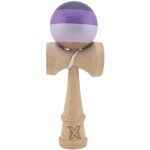 Kendama X Originala, Profesionala, Embo, Super Sticky din Lemn, 18 cm, Purpuriu/Mov/Lila