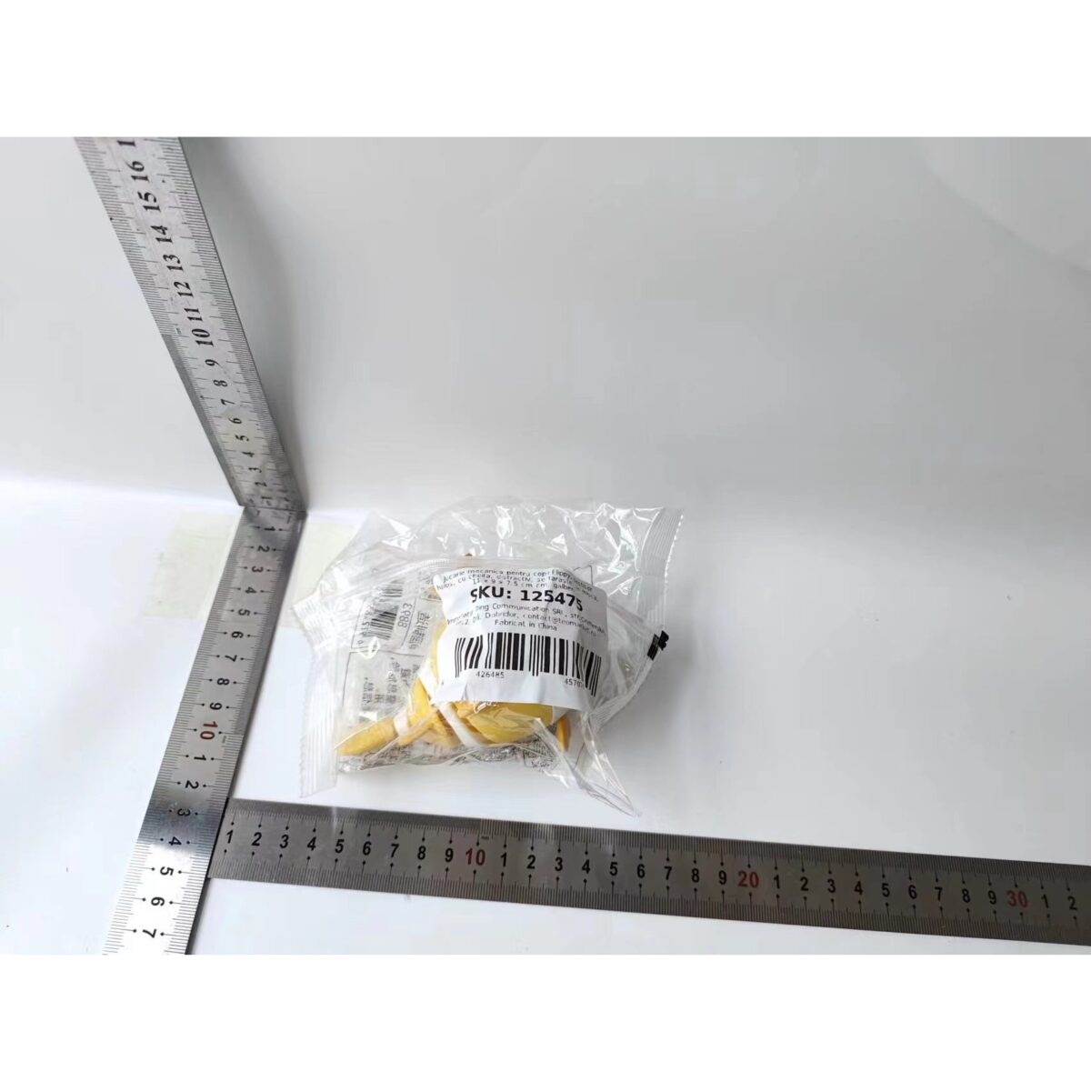 Jucarie mecanica pentru copii Embo, pestisor haios, cu cheita, distractiv, se taraste, se misca, 11 x 9 x 7.5 cm cm, galben - imagine 8