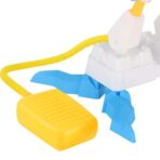 Jucarie pentru Copii, Embo, Lansator de Rachete cu Piciorul, Doua Lansatoare, 6 Rachete Fara Lumini, 33x25x27 cm, Alb-Albastru - imagine 3