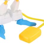 Jucarie pentru Copii, Embo, Lansator de Rachete cu Piciorul, Doua Lansatoare, 6 Rachete Fara Lumini, 33x25x27 cm, Alb-Albastru - imagine 5