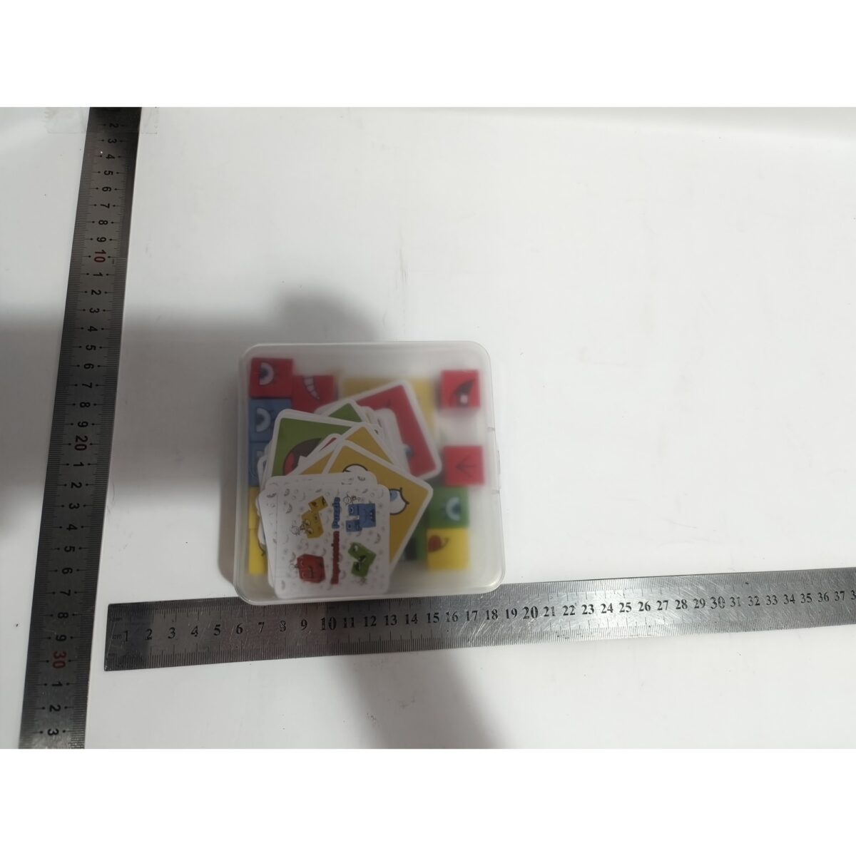 Jucarie Pentru Copii Montessori Embo, Cub din Lemn, Asamblare Fete, 64 de Carti Distractive, pentru Baieti si Fete, Varsta +3 ani, Educativ, Ambalaj din plastic, 12 x 12 x 3 cm, multicolor - imagine 13