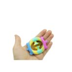 Jucarie senzoriala antistres cu ventuza de decompresie, Antrenare antebrat, Fidget Toy, Model Cartita, Macarons - imagine 3
