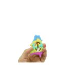 Jucarie senzoriala antistres cu ventuza de decompresie, Antrenare antebrat, Fidget Toy, Model Porcusor, Macarons - imagine 3